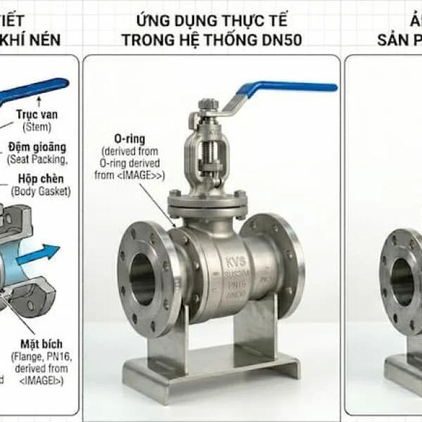 Cấu tạo van tiết lưu khí nén chi tiết và nguyên lý hoạt động