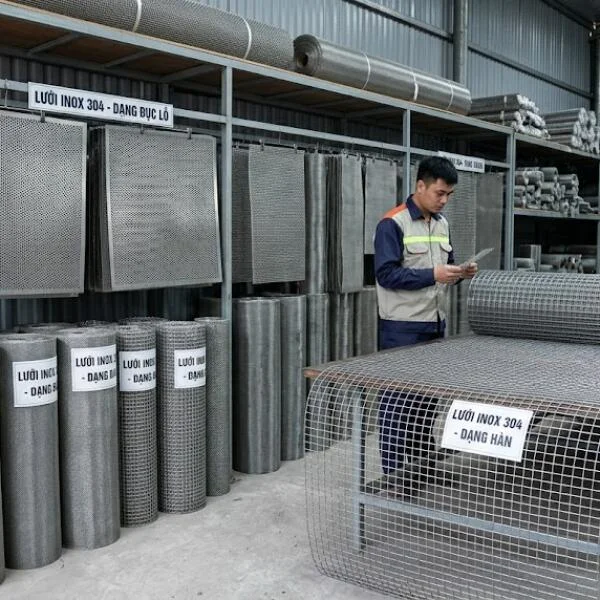 Bảng giá lưới inox 304 mới nhất theo mesh và quy cách