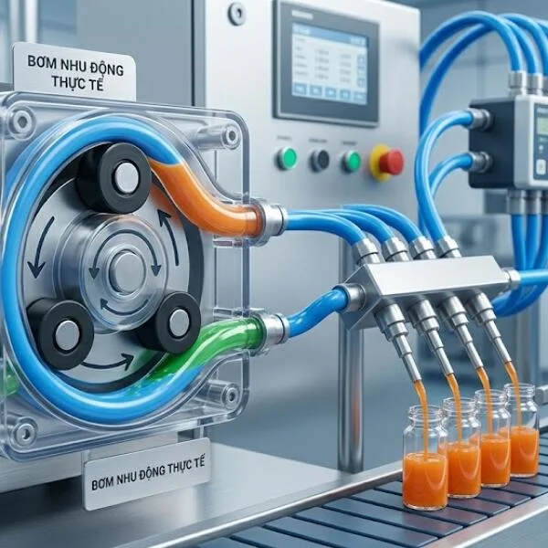 Bơm nhu động là gì? Nguyên lý, ứng dụng và cách chọn