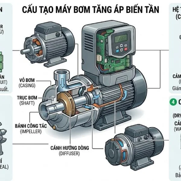 Bơm nước áp suất là gì? Hướng dẫn chọn đúng kỹ thuật