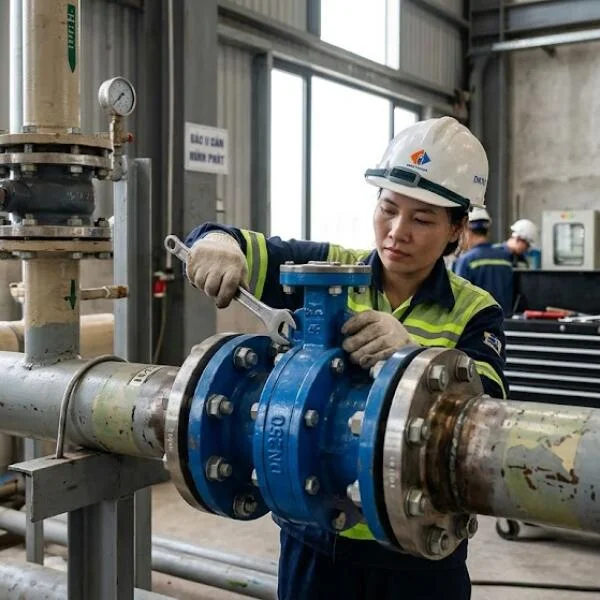 Cách lắp đặt van bướm đúng kỹ thuật, kín và bền