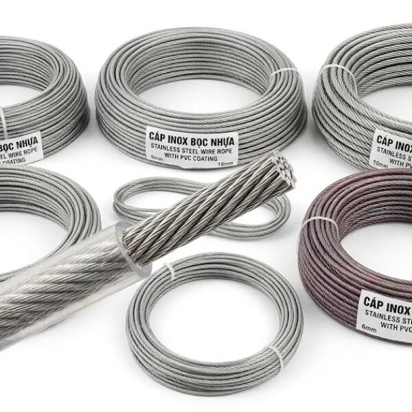 Cáp inox bọc nhựa là gì? Ưu điểm, ứng dụng và cách chọn