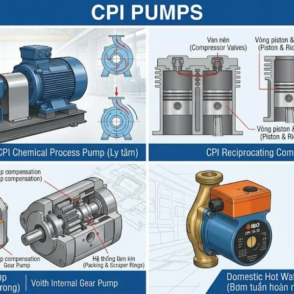 CPI pumps là gì? Hướng dẫn chọn đúng kỹ thuật
