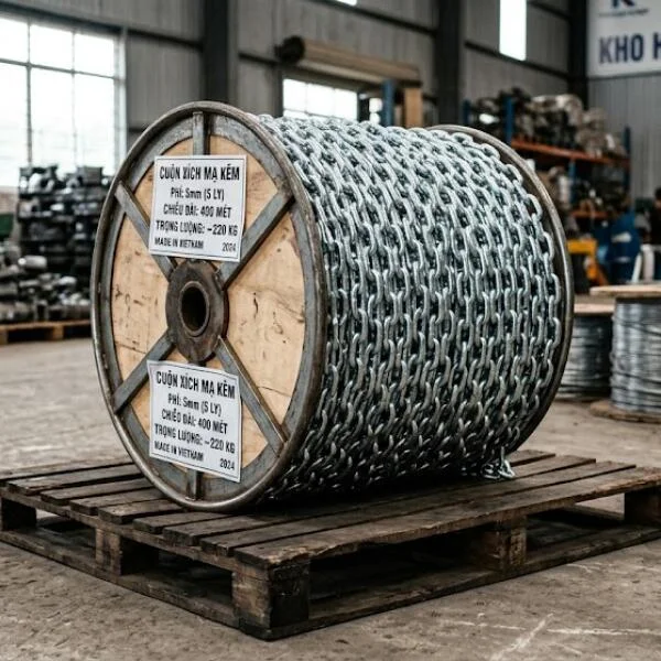 Cuộn xích mạ 400m là gì? Thông số, trọng lượng và cách chọn