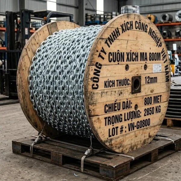 Cuộn xích mạ 800m là gì? Thông số, ứng dụng và lưu ý khi mua