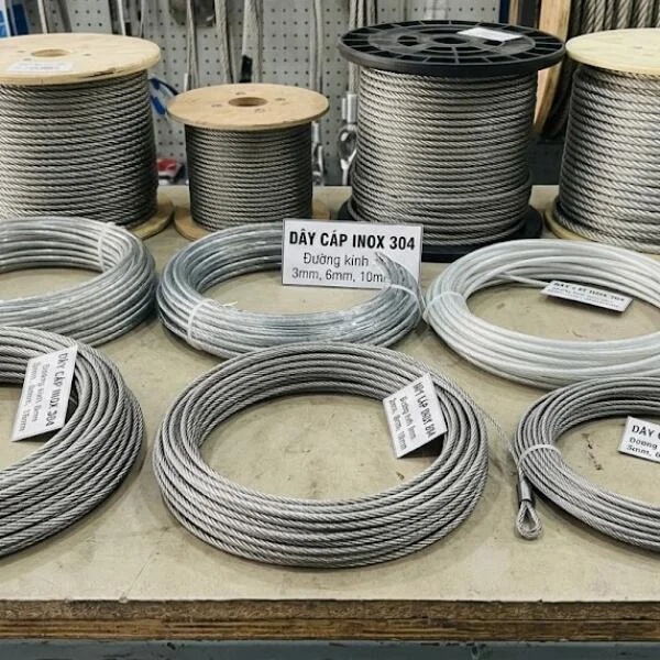 Dây cáp inox 304 là gì? Thông số, phân loại và cách chọn đúng