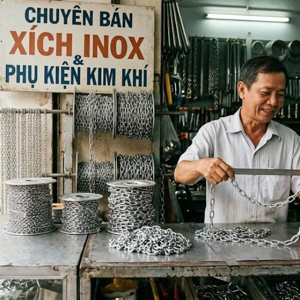 Địa chỉ bán xích inox tại Hồ Chí Minh uy tín, giá tốt