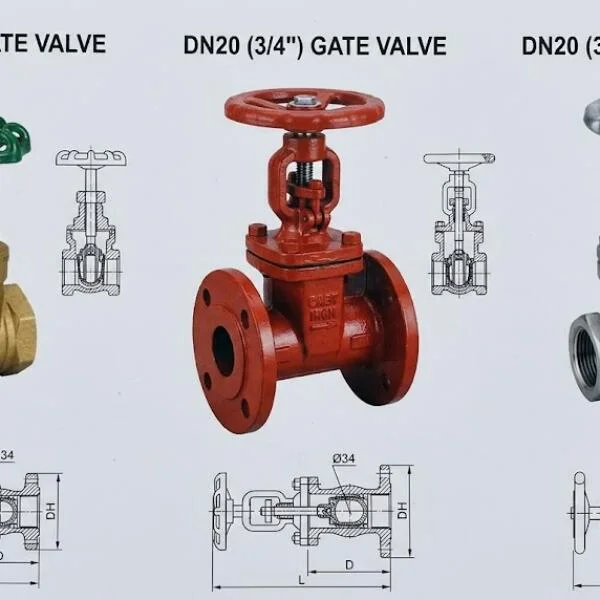 Gate valve DN20 là gì? Cấu tạo, ứng dụng và cách chọn