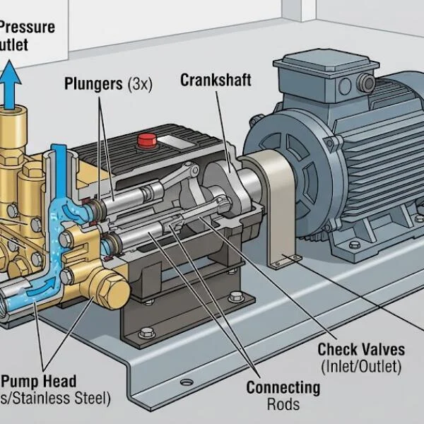 High Pressure Water Pump là gì? Hướng dẫn chọn đúng kỹ thuật