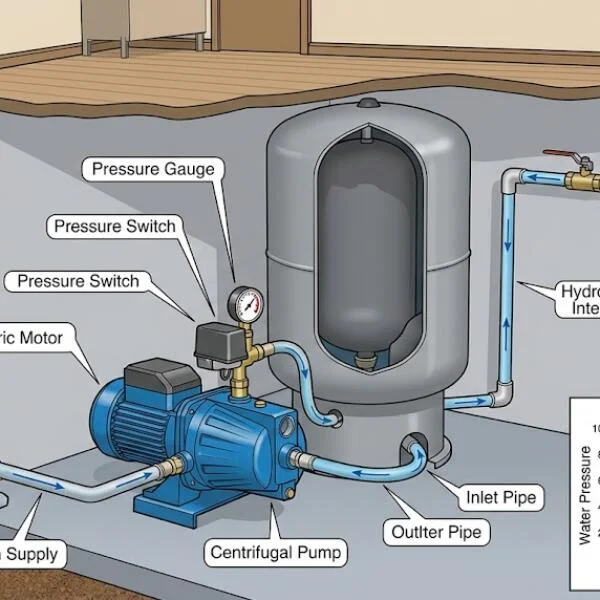 Hydrofor pump là gì? Hướng dẫn chọn đúng kỹ thuật