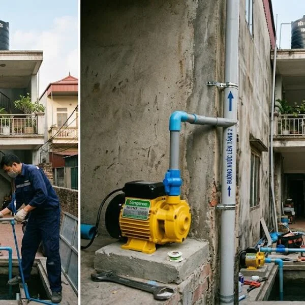 Máy bơm nước lên tầng 2 nên chọn loại nào?