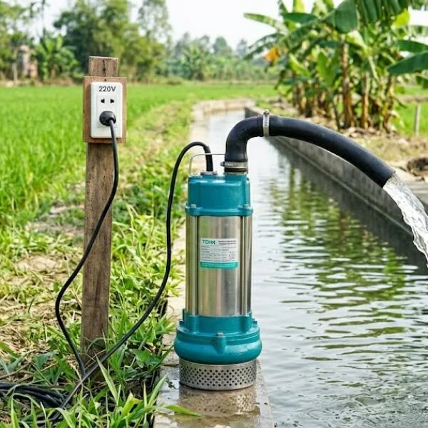 Máy bơm tõm 1 pha là gì? Cấu tạo, ứng dụng và cách chọn