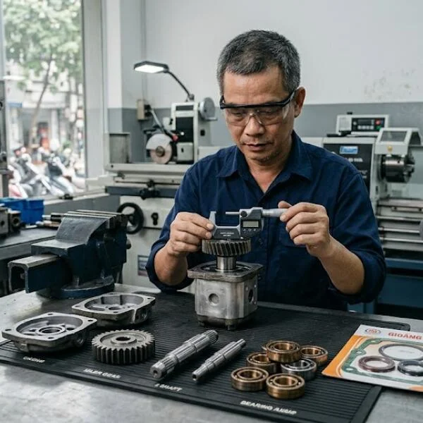 Phục hồi bơm bánh răng là gì? Quy trình và khi nào cần thực hiện