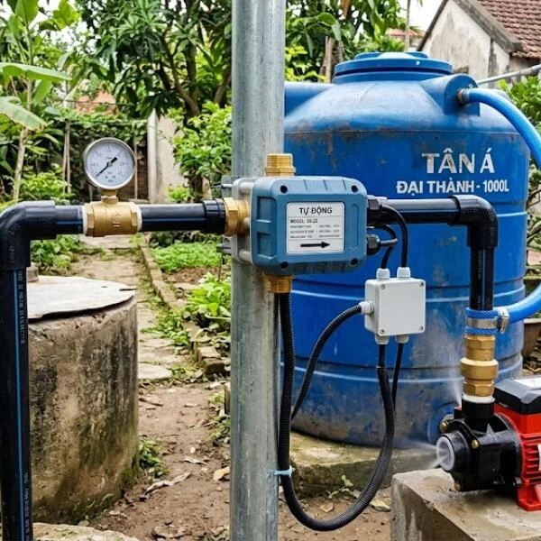 Van bơm nước tự động là gì? Cấu tạo, nguyên lý và cách chọn