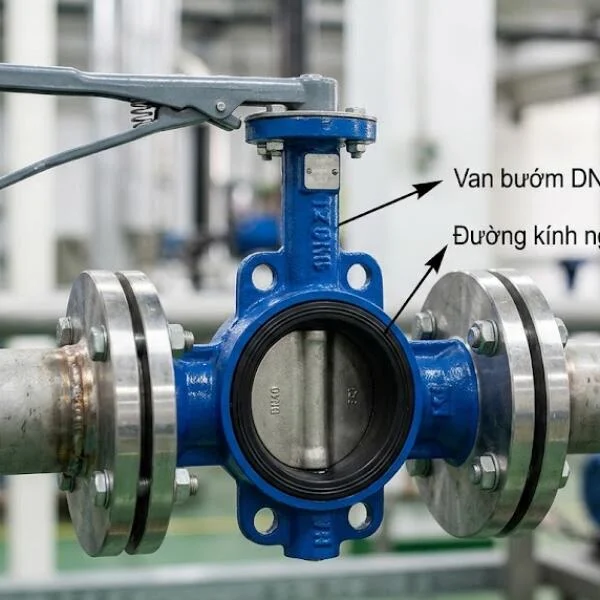 Van bướm DN40 là gì? Cấu tạo, ứng dụng và cách chọn đúng