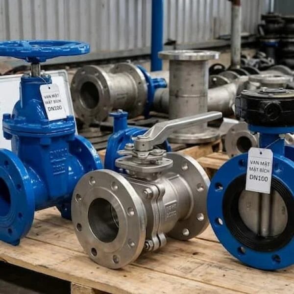Van mặt bích DN100 là gì? Cấu tạo, ứng dụng và cách chọn đúng