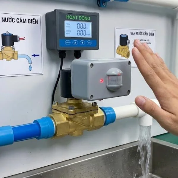 Van nước cảm biến là gì? Cấu tạo, nguyên lý và cách chọn