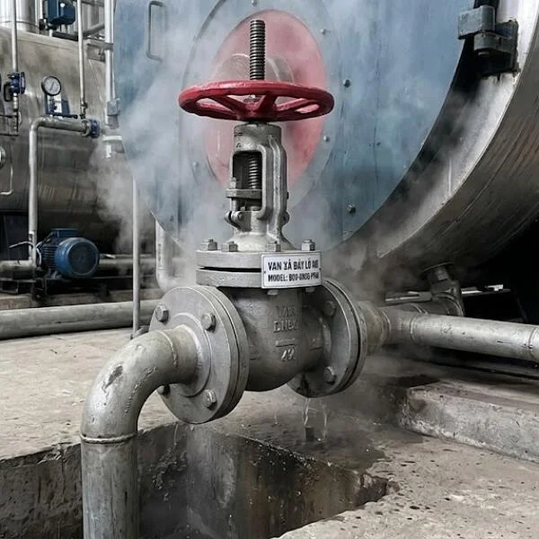 Van xả đáy lò hơi là gì? Cấu tạo, nguyên lý và cách chọn chuẩn