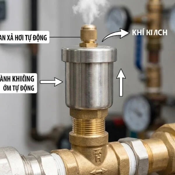 Van xả hơi tự động là gì? Cấu tạo, nguyên lý và cách chọn đúng