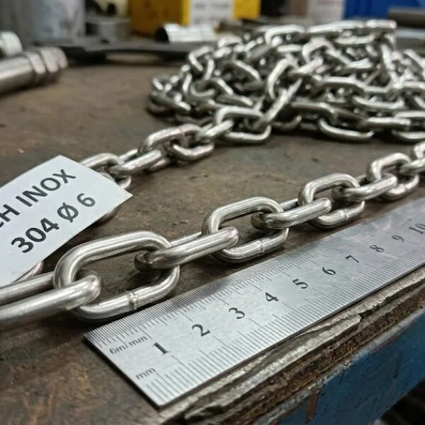 Xích inox 304 phi 6 là gì? Thông số, ứng dụng và cách chọn chuẩn kỹ thuật