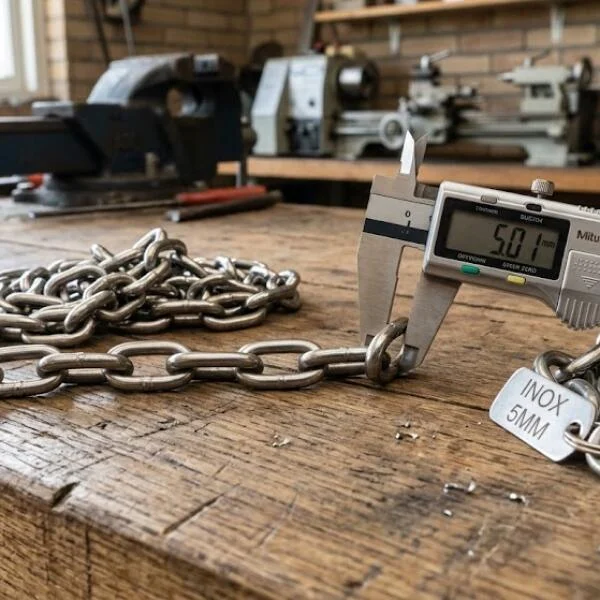 Xích inox 5mm là gì? Thông số, ứng dụng và bảng giá