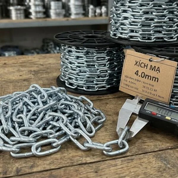 Xích mạ 4.0mm là gì? Đặc điểm, ứng dụng và cách chọn