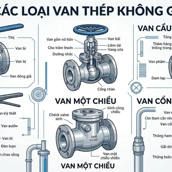 Stainless Steel Valves chính hãng, chống ăn mòn và độ bền vượt trội