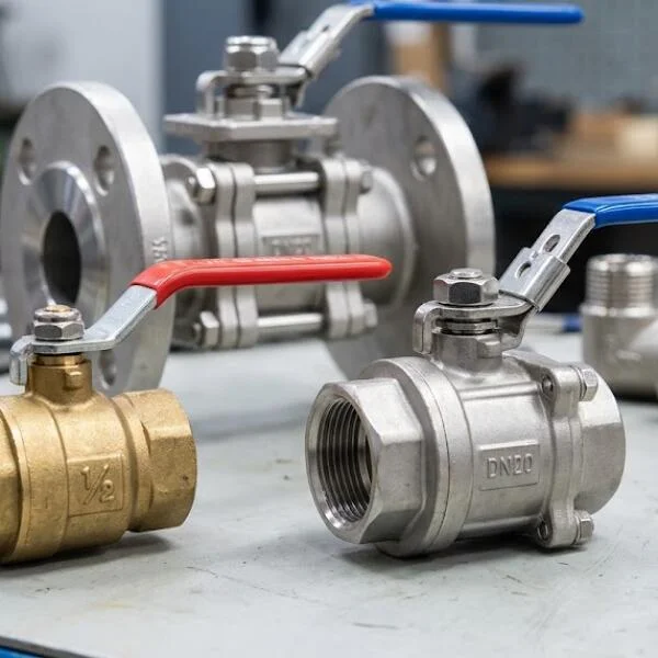 Van bi DN20 chính hãng cho hệ thống nước và công nghiệp