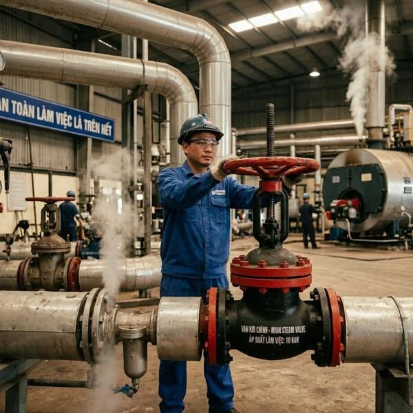 Van steam và giải pháp kiểm soát hơi nóng hiệu quả