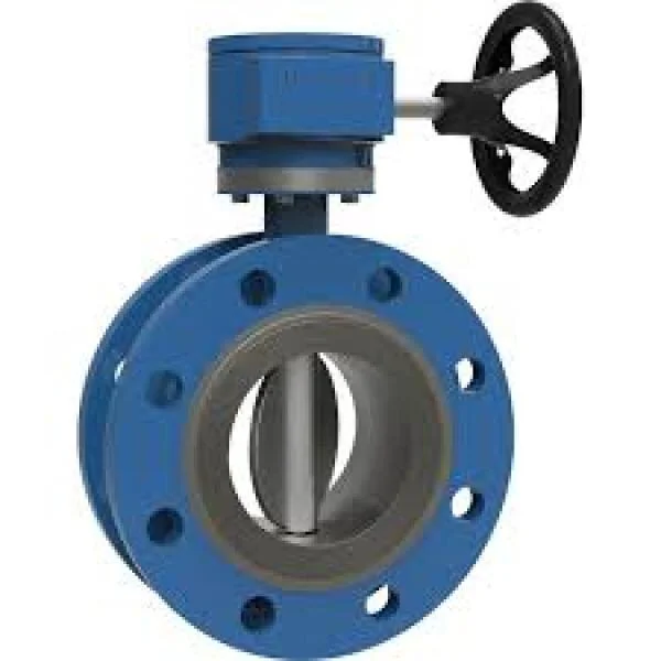 Double flange butterfly valve