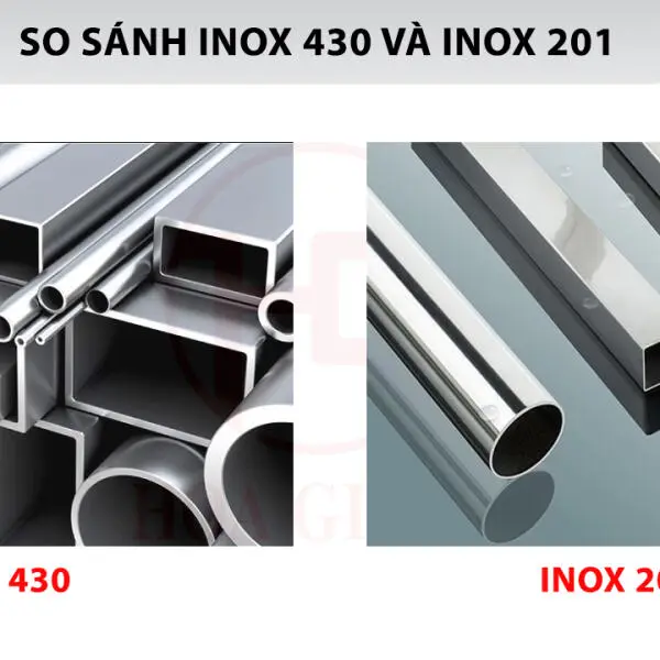 Inox 430 và inox 201