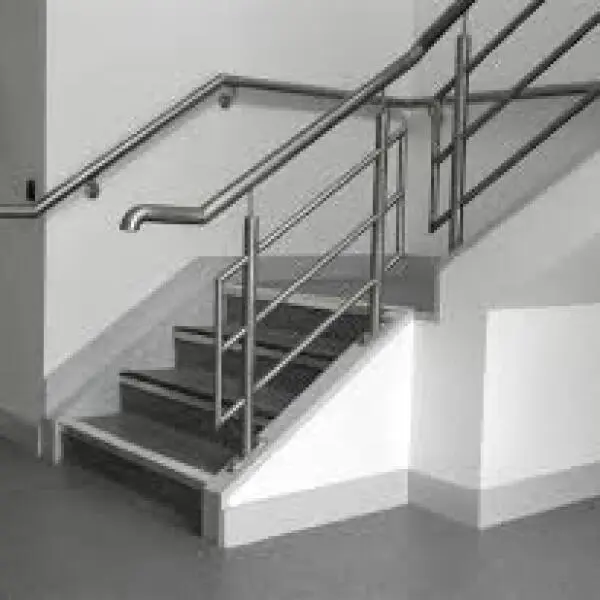 Tay vịn cầu thang inox tròn