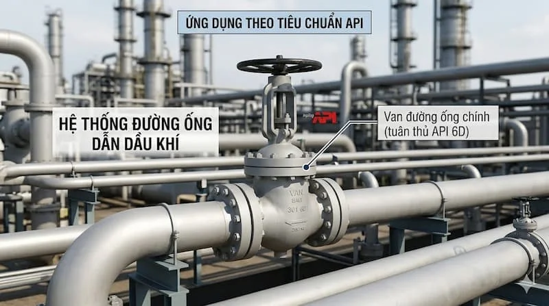 Ứng dụng của van