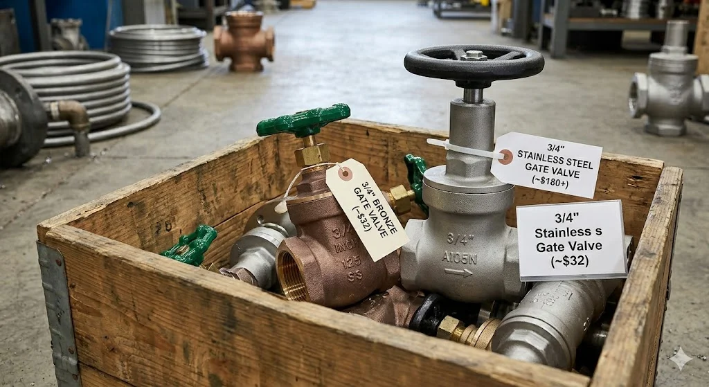 Cách chọn van cổng 3/4 inch theo giá và nhu cầu sử dụng