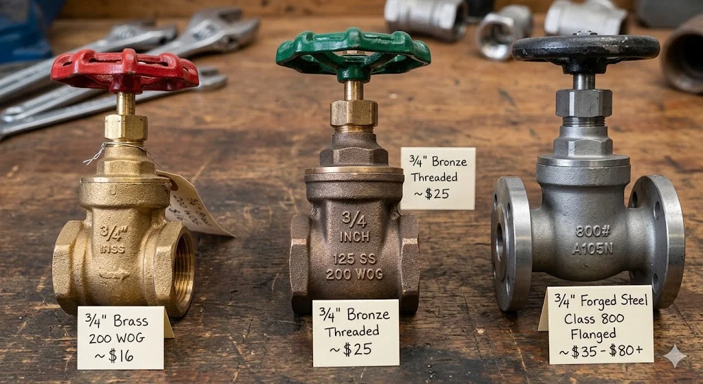 3/4 inch gate valve price là gì và mức giá thị trường hiện nay