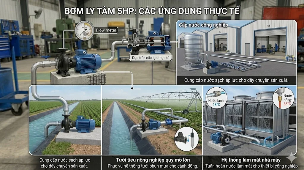 5 hp pump là gì và ứng dụng thực tế