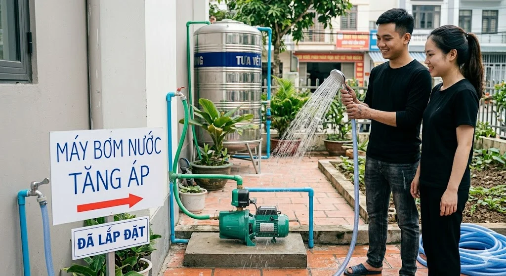 Cách chọn nơi bán máy bơm tăng áp uy tín