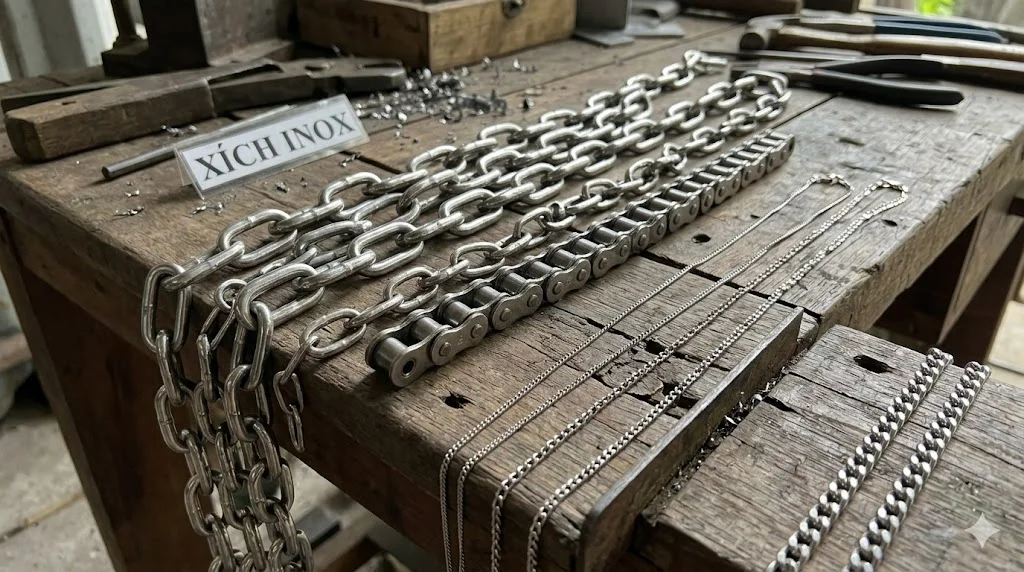 Loại inox và chất lượng vật liệu