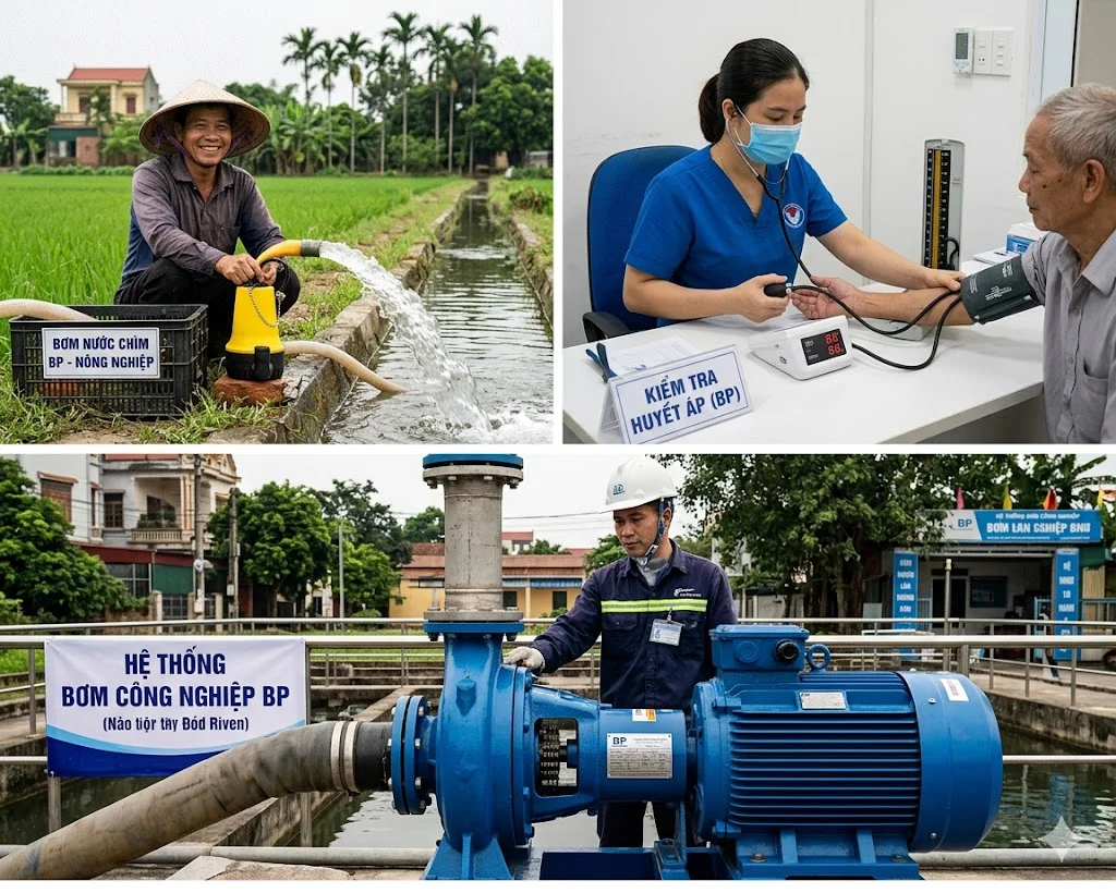 Khái niệm bơm B P trong thực tế