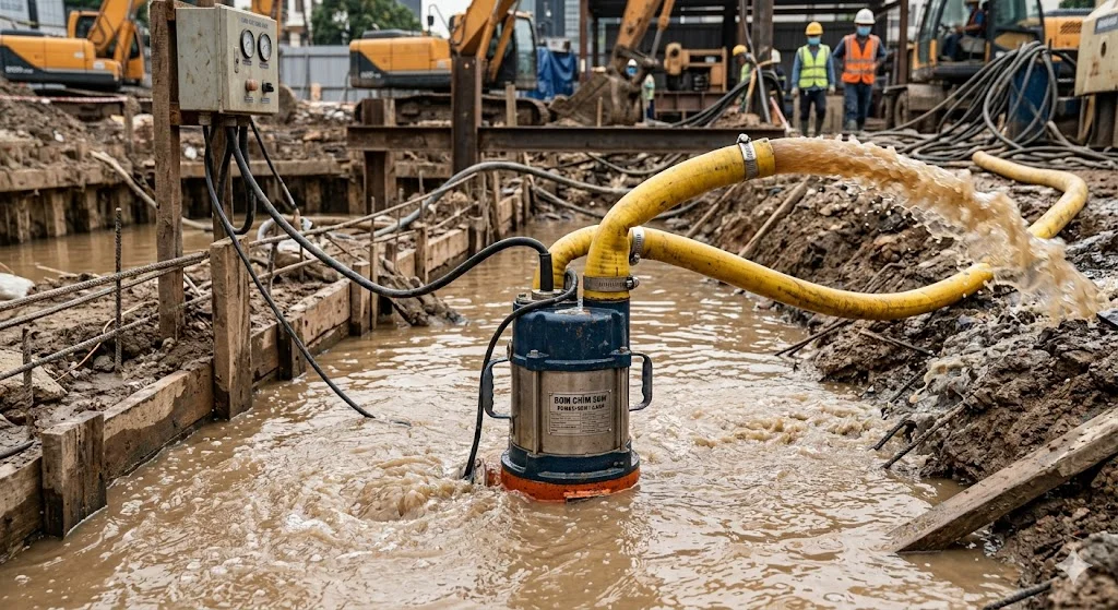 Khái niệm bơm chìm 5 kW trong thực tế