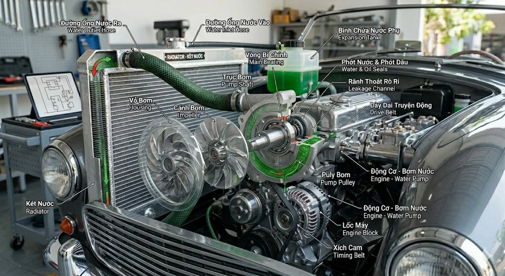 Các thông số kỹ thuật quan trọng của bơm két 