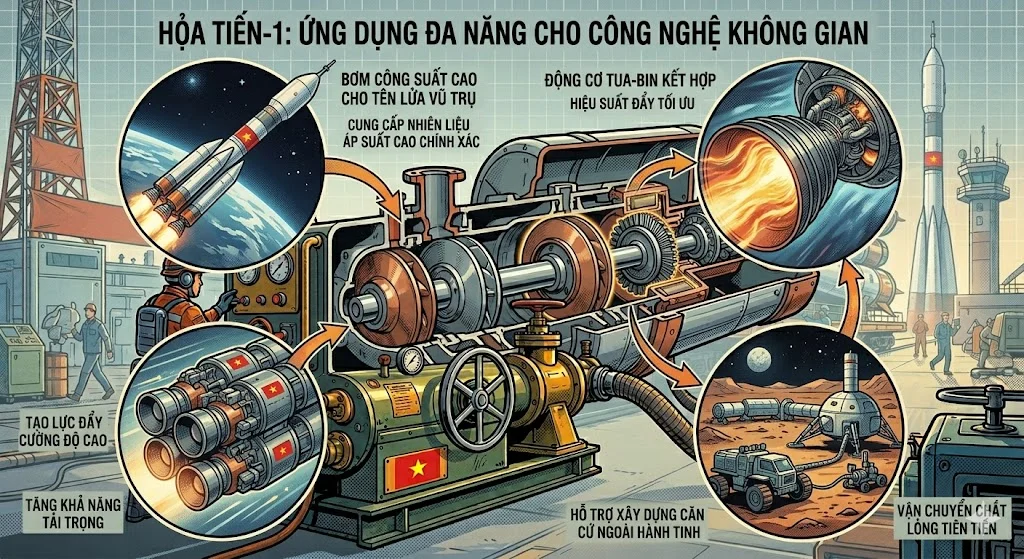 Các thông số kỹ thuật quan trọng của bơm hỏa tiễn