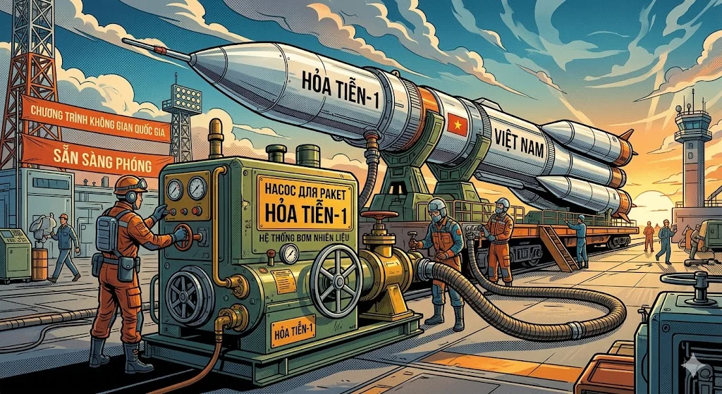 Khái niệm bơm hỏa tiễn và đặc điểm nổi bật