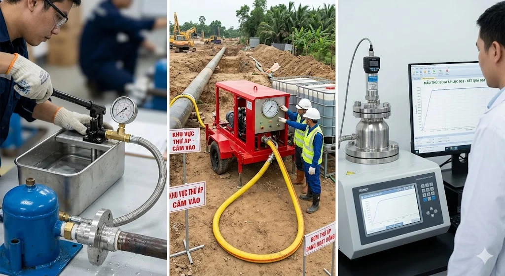 Khái niệm bơm áp lực trong thực tế