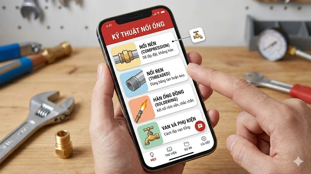 Ứng dụng của brass tap valve