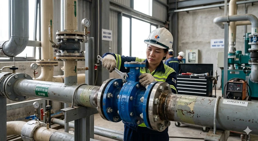 Khái niệm cách lắp van bướm và đặc điểm cần biết