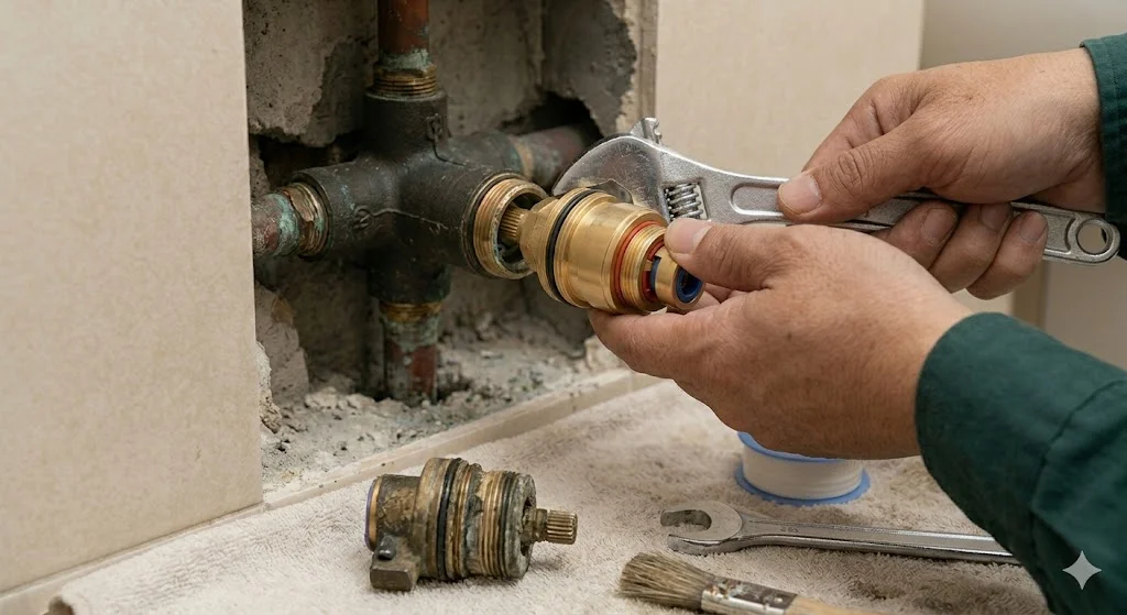 Các bước cách thay van khóa âm tường chi tiết