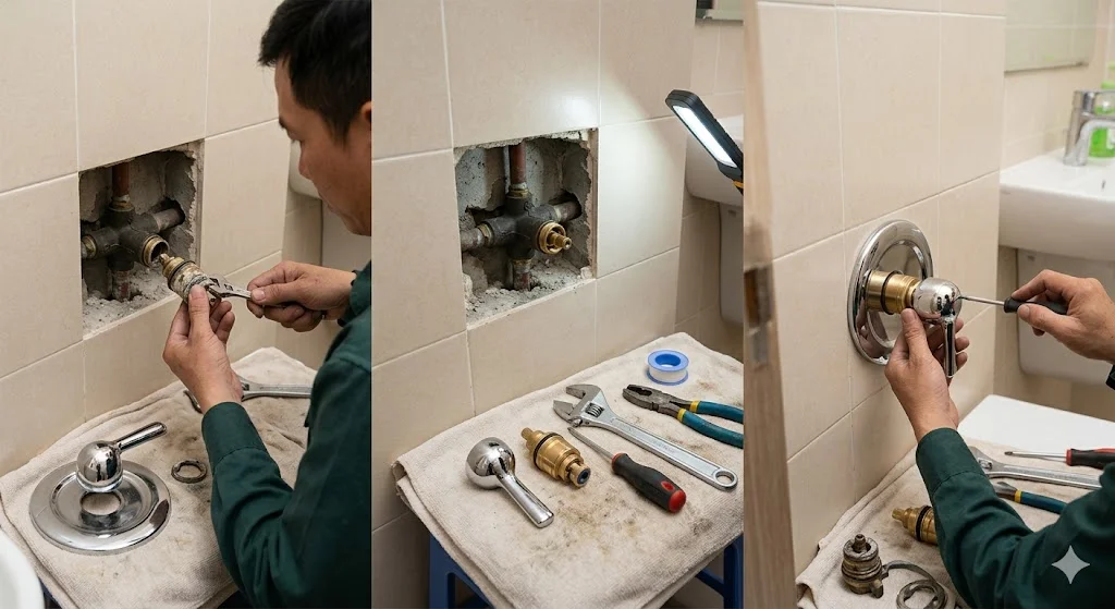 Khái niệm cách thay van khóa âm tường và đặc điểm cần biết