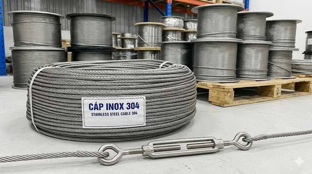 Khái niệm cáp inox 