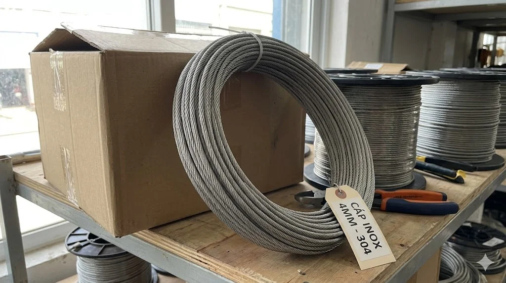 Khái niệm cáp inox 4 mm